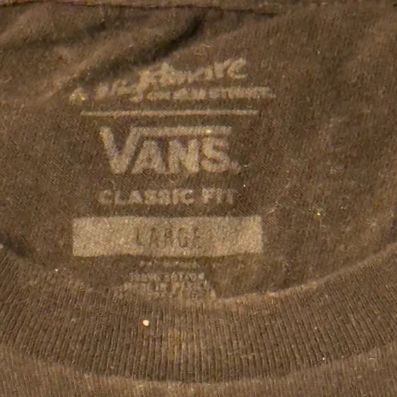Vans Freddy Krueger A Nightmare On Elm Street Black Shirt Size Large Used - Picture 3 of 14